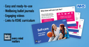 3. Self care image resized Better Health supports Mental Health with inclusive self-care activities for pupils