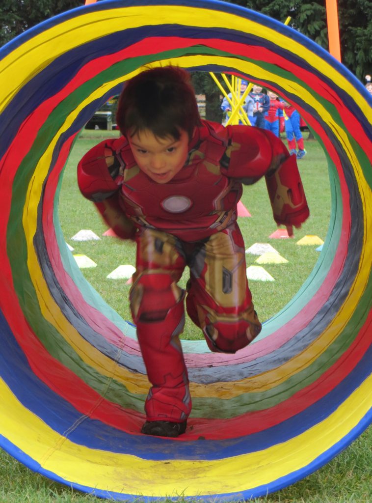 Falcons Pre Prep pupil particpates in charity funathalon Falcons Pre-Prep Superheroes raise over £3,000