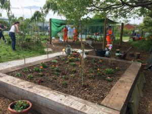 HeatonSchool2 Volunteers transform Heaton School's field