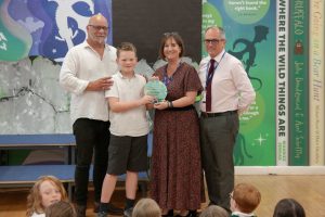 Presentation of Trauma Informed Therapeutic School Award 2023 Woodmancote Primary School recognised by leading child trauma organisation, Headsight, for its therapeutic approach