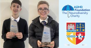 QMA Press Photo Queen Margaret Academy is the first secondary school in Scotland to be awarded ADHD Friendly school status