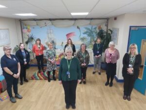 river River Beach Primary School staff provide food for local families