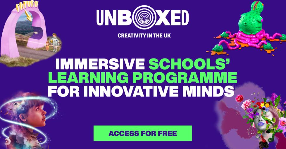 unboxed 1 UNBOXED puts creativity at the heart of UK-wide learning programme designed to inspire millions of young people