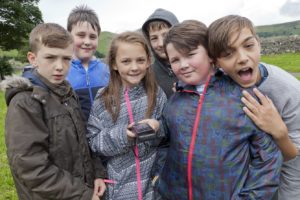 YHA School Trips geocaching at YHA Castleton YHA named as Best Residential Experience provider for school trips